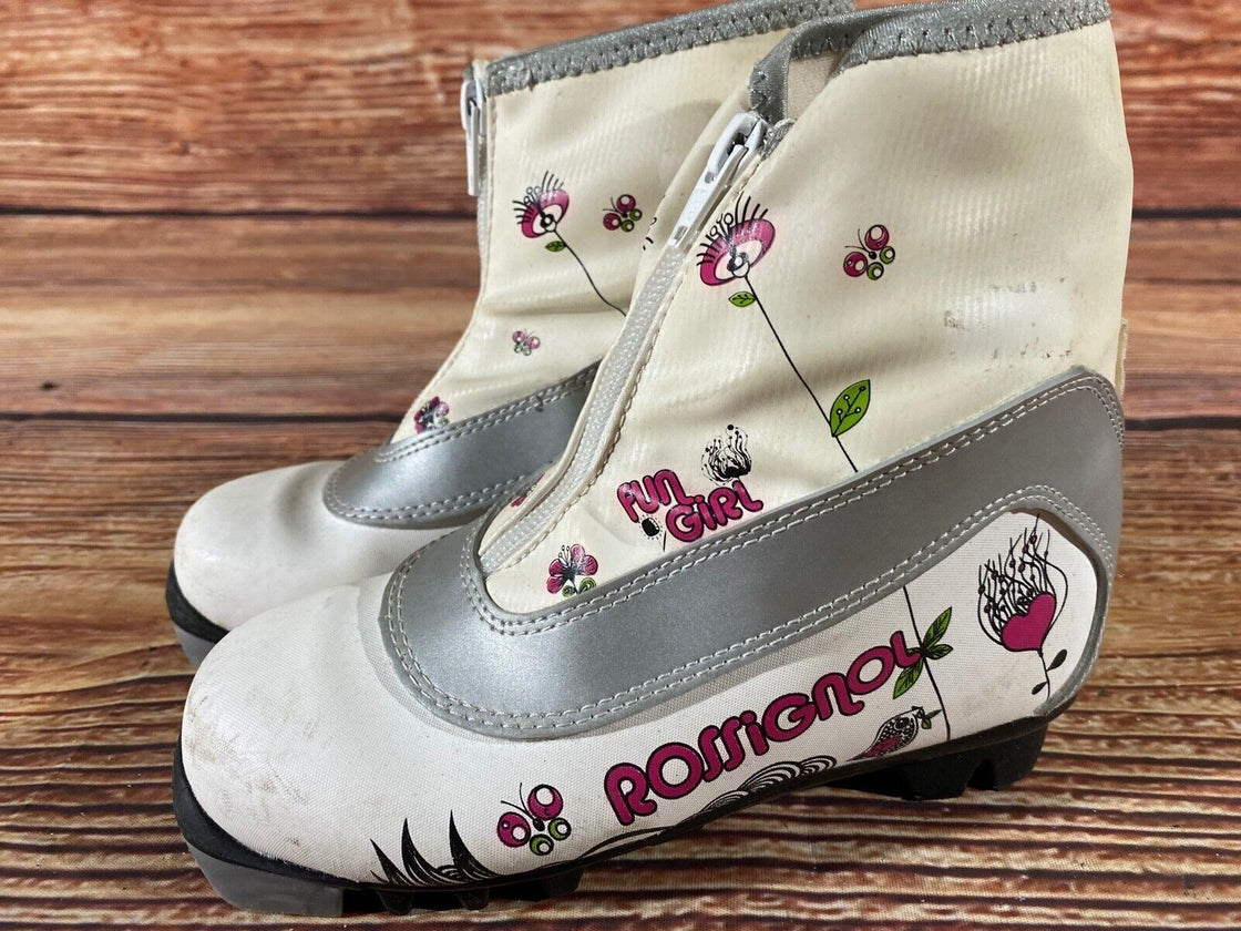 Rossignol Kids Nordic Cross Country Ski Boots Size EU31 US12.5 NNN O147