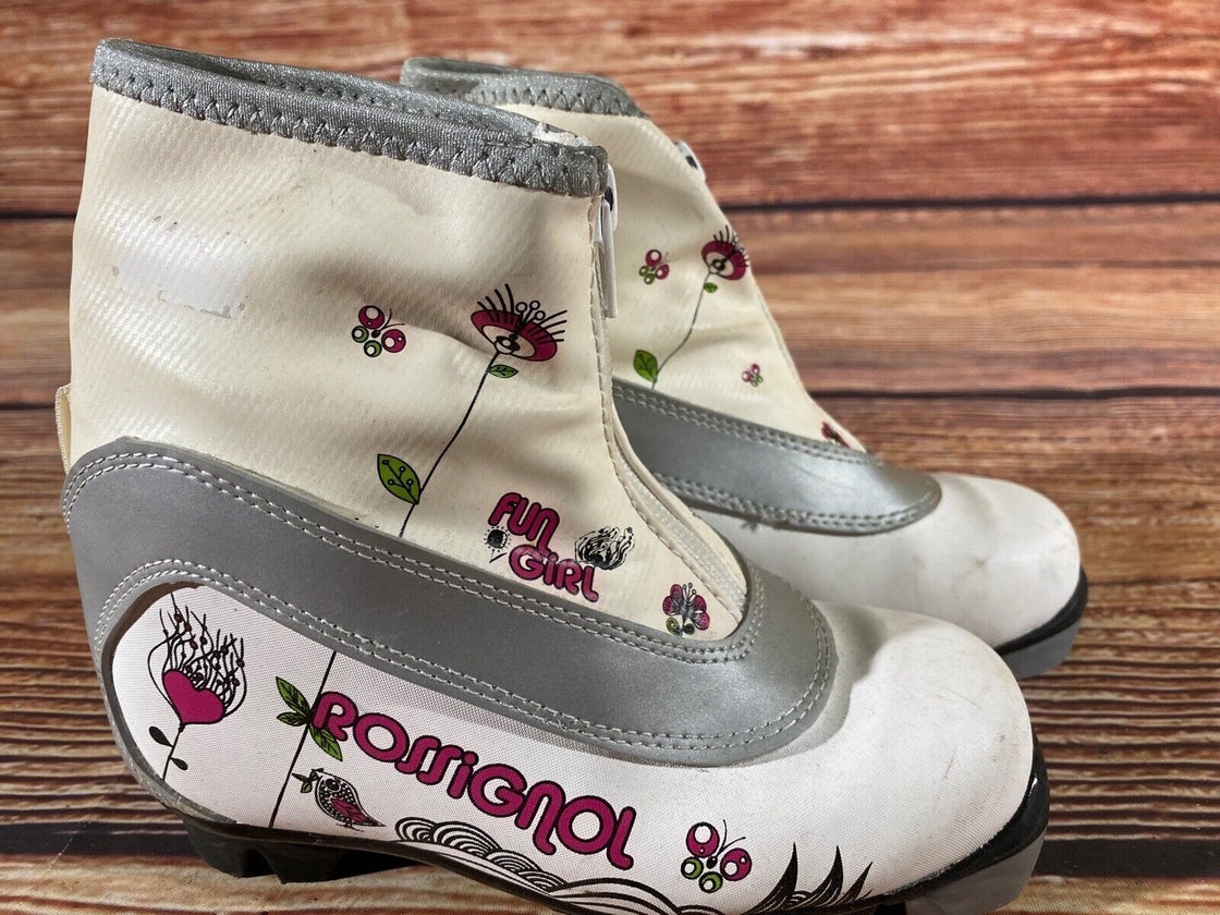 Rossignol Kids Nordic Cross Country Ski Boots Size EU31 US12.5 NNN O147