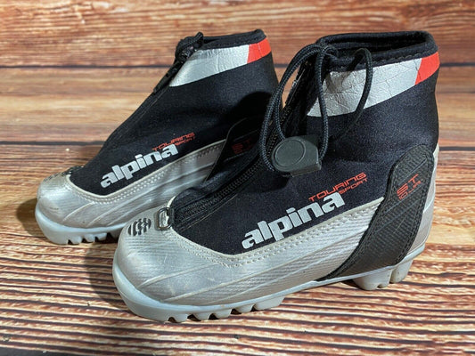Alpina ST10jr Cross Country Ski Boots Classic NNN EU 28 US 10.5 Kids A-1202