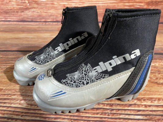 Alpina ST10jr Cross Country Ski Boots Classic NNN EU 26 US 9 Kids 173mm A-1092