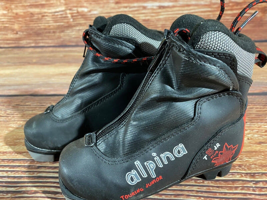 Alpina T5jr Cross Country Ski Boots Classic NNN EU 27 US 10 Kids 180mm A-1333