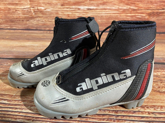 Alpina ST10jr Cross Country Ski Boots Classic NNN EU 29 US 11.5 Kids A-1201