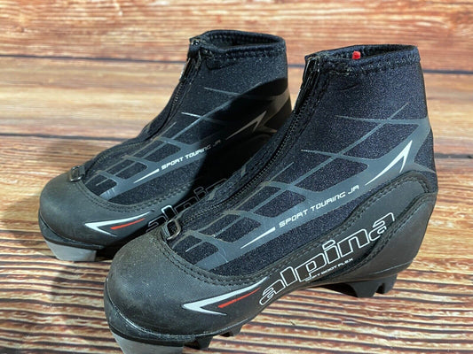 Alpina Touring Cross Country Ski Boots Classic NNN EU 27 US 10 Kids 180mm A-1209
