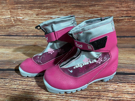 Alpina Frost Cross Country Ski Boots Classic NNN EU 33 US 2 Kids 220mm A-1285