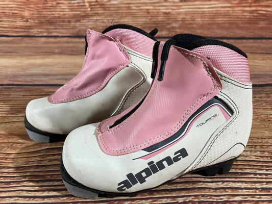 Alpina Touring Cross Country Ski Boots Classic NNN EU 27 US 10 Kids 180mm A-1246