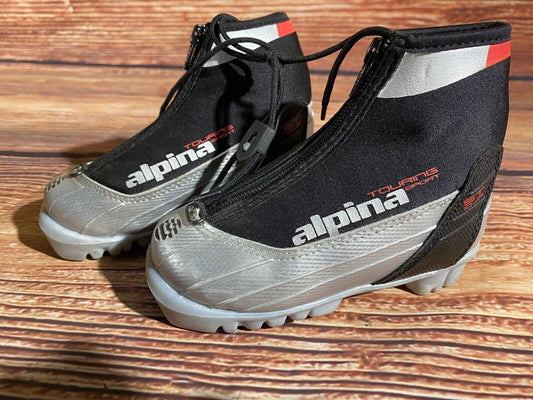 Alpina ST10jr Cross Country Ski Boots Classic NNN EU 27 US 10 Kids 180mm A-1218