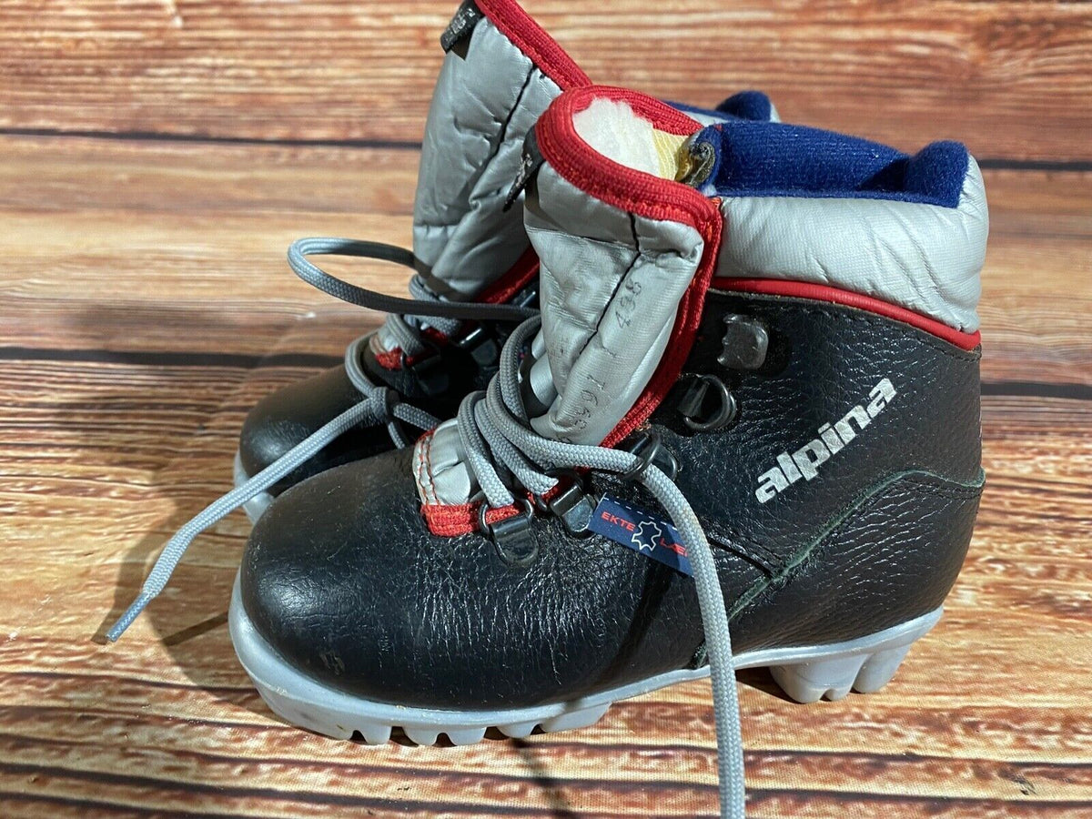 Alpina Cross Country Ski Boots Classic NNN EU 26 US 9 Kids 172mm A-1301