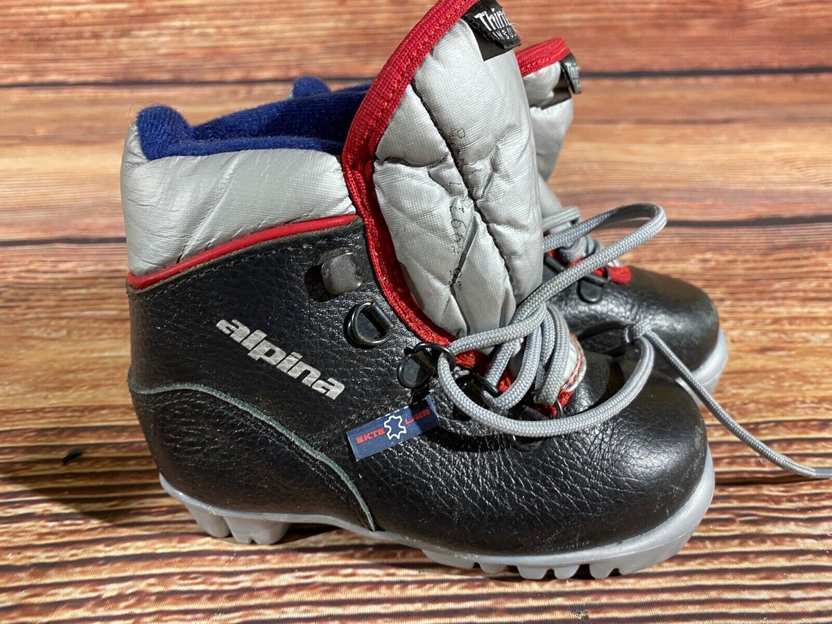 Alpina Cross Country Ski Boots Classic NNN EU 26 US 9 Kids 172mm A-1301