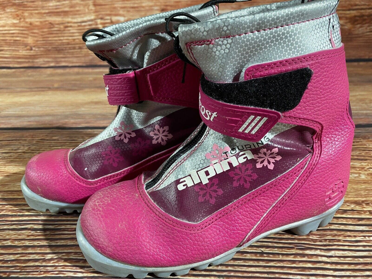 Alpina Frost Cross Country Ski Boots Classic NNN EU 34 US 3 Kids 225mm A-1272