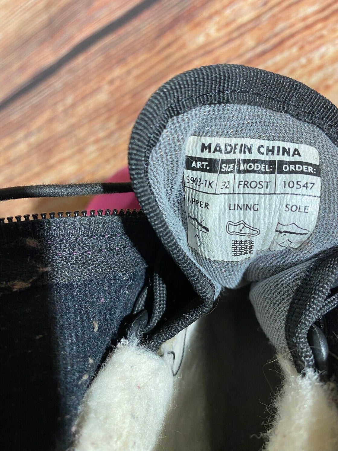 Alpina Frost Kids Nordic Cross Country Ski Boots Size EU32 US1.5 NNN A-1350