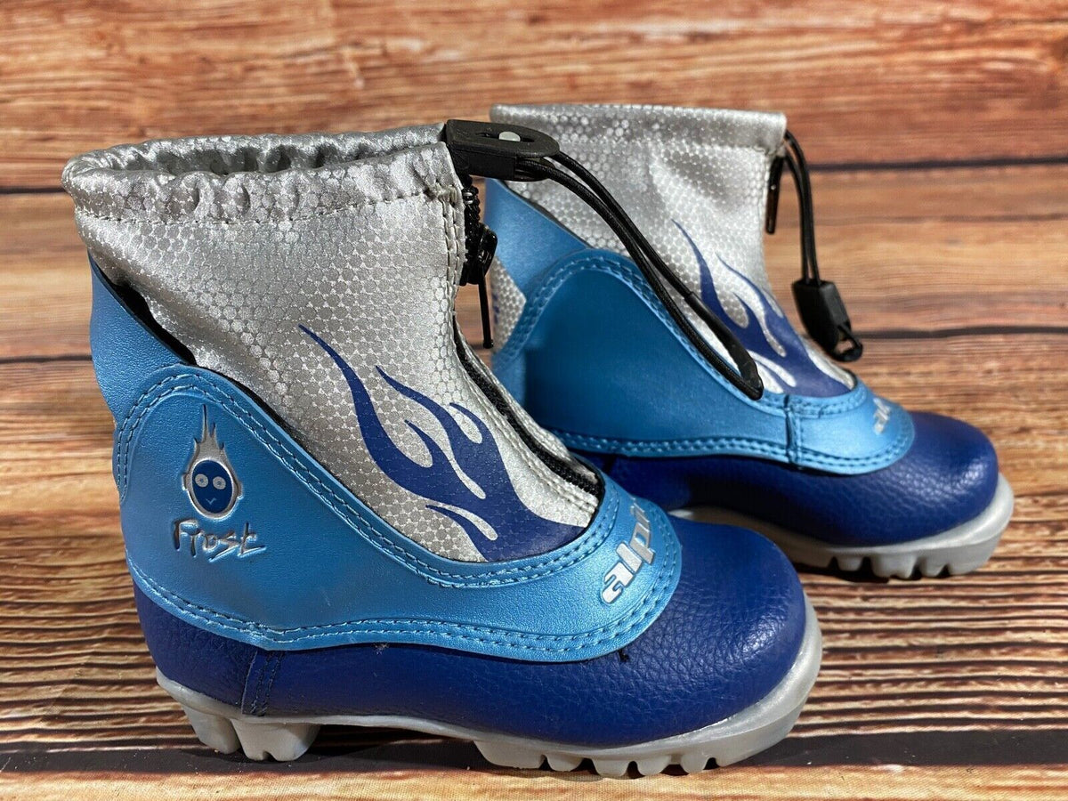 Alpina Frost Cross Country Ski Boots Classic NNN EU 25 US 8.5 Kids 168mm A-1192