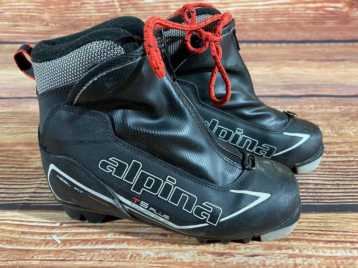 Alpina T5plus Cross Country Ski Boots Classic NNN EU 33 US 2 Kids 220mm A-1341