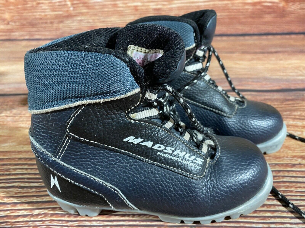 Madshus Holmenkollen Cross Country Ski Boots Classic NNN EU 28 US 10.5 Kids M195