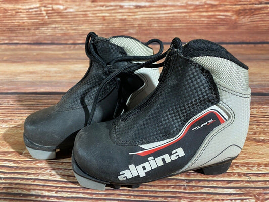 Alpina Touring Cross Country Ski Boots Classic NNN EU 26 US 9 Kids 172mm A-1302
