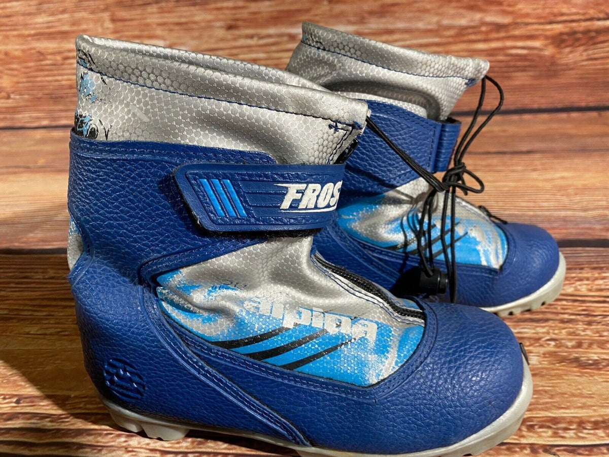 Alpina Frost Cross Country Ski Boots Classic NNN EU 33 US 2 Kids 220mm A-1258