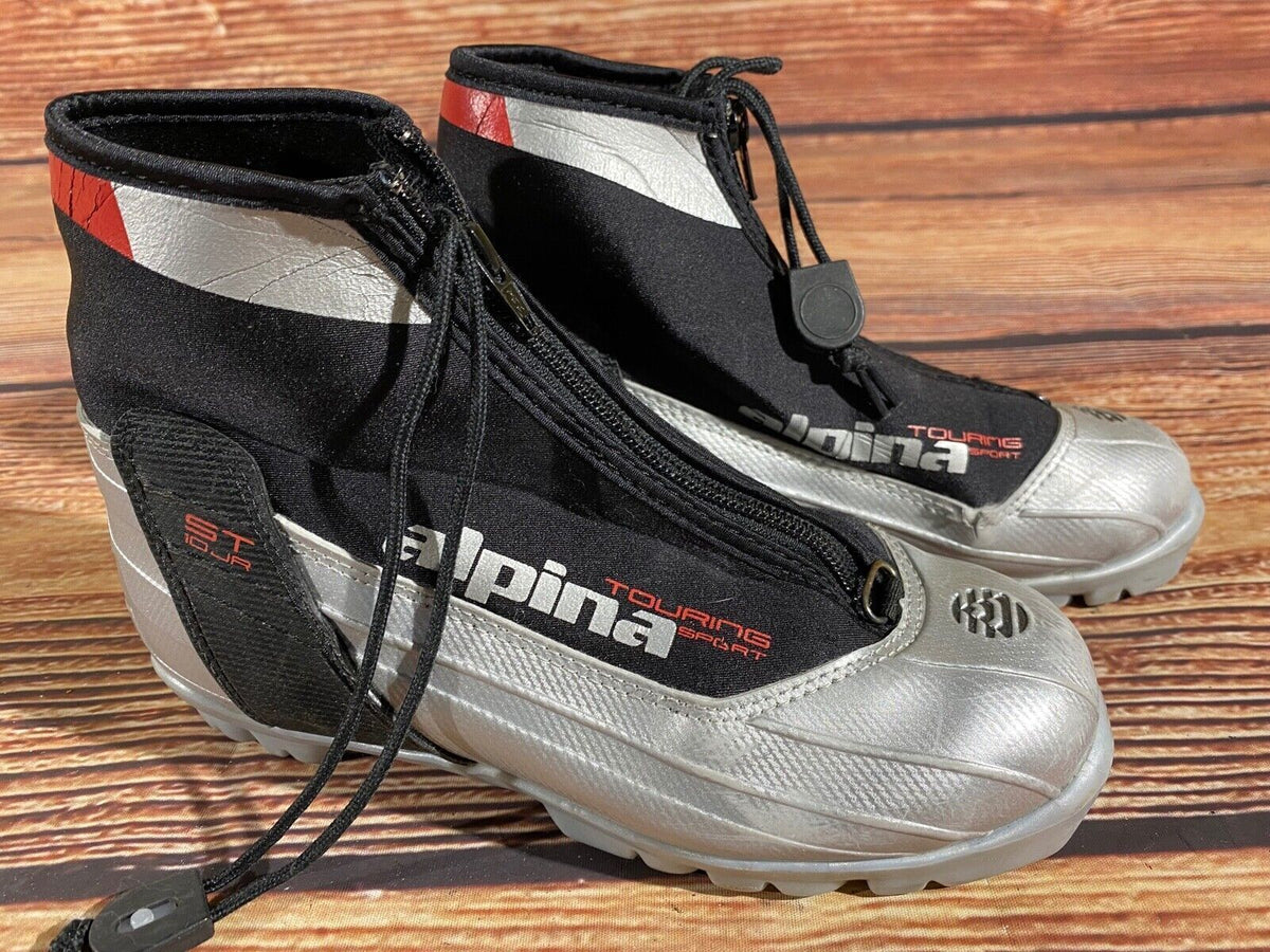Alpina ST10jr Cross Country Ski Boots Classic NNN EU 36 US 4.5 Kids 235mm A-1339