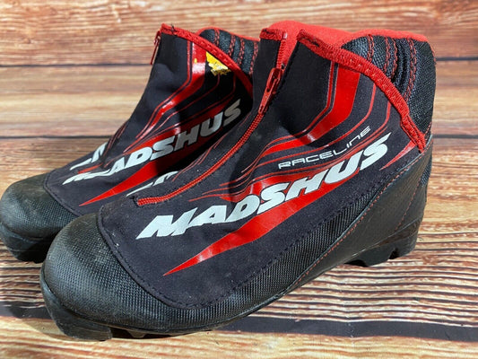 Madshus Race Line Cross Country Ski Boots Classic NNN EU 36 US 4 Kids 230mm M239