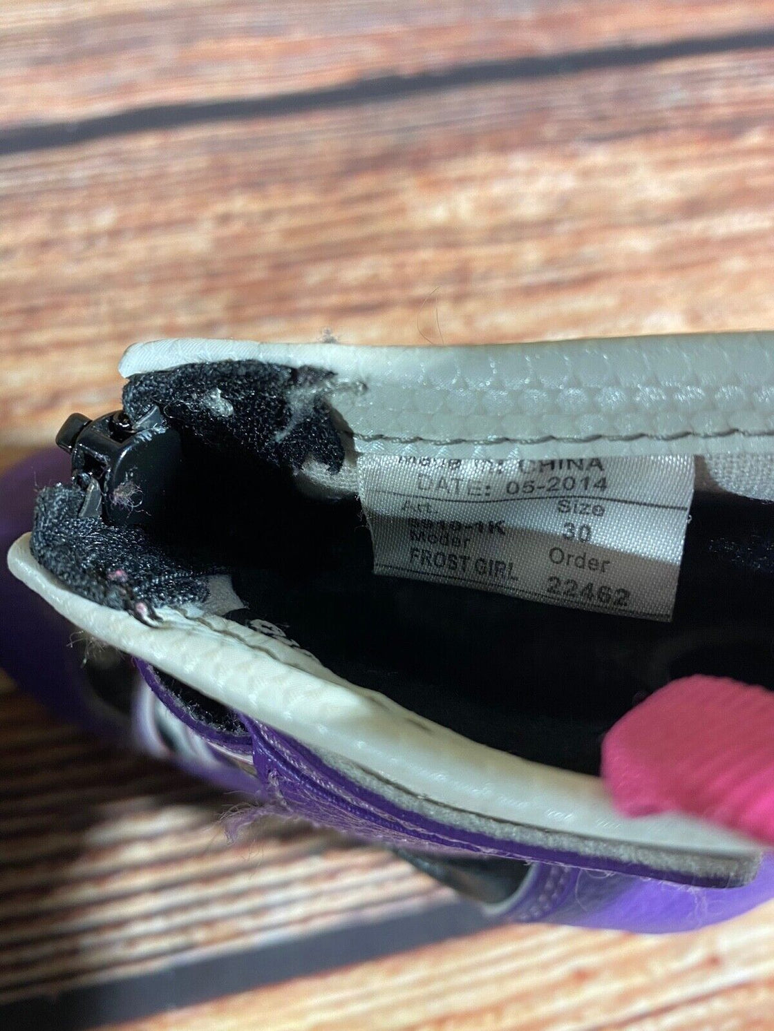 Alpina Frost Kids Nordic Cross Country Ski Boots Size EU30 US12 NNN A-1230