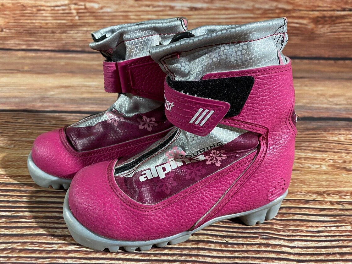Alpina Frost Kids Nordic Cross Country Ski Boots Size EU28 US10.5 for NNN A-1234