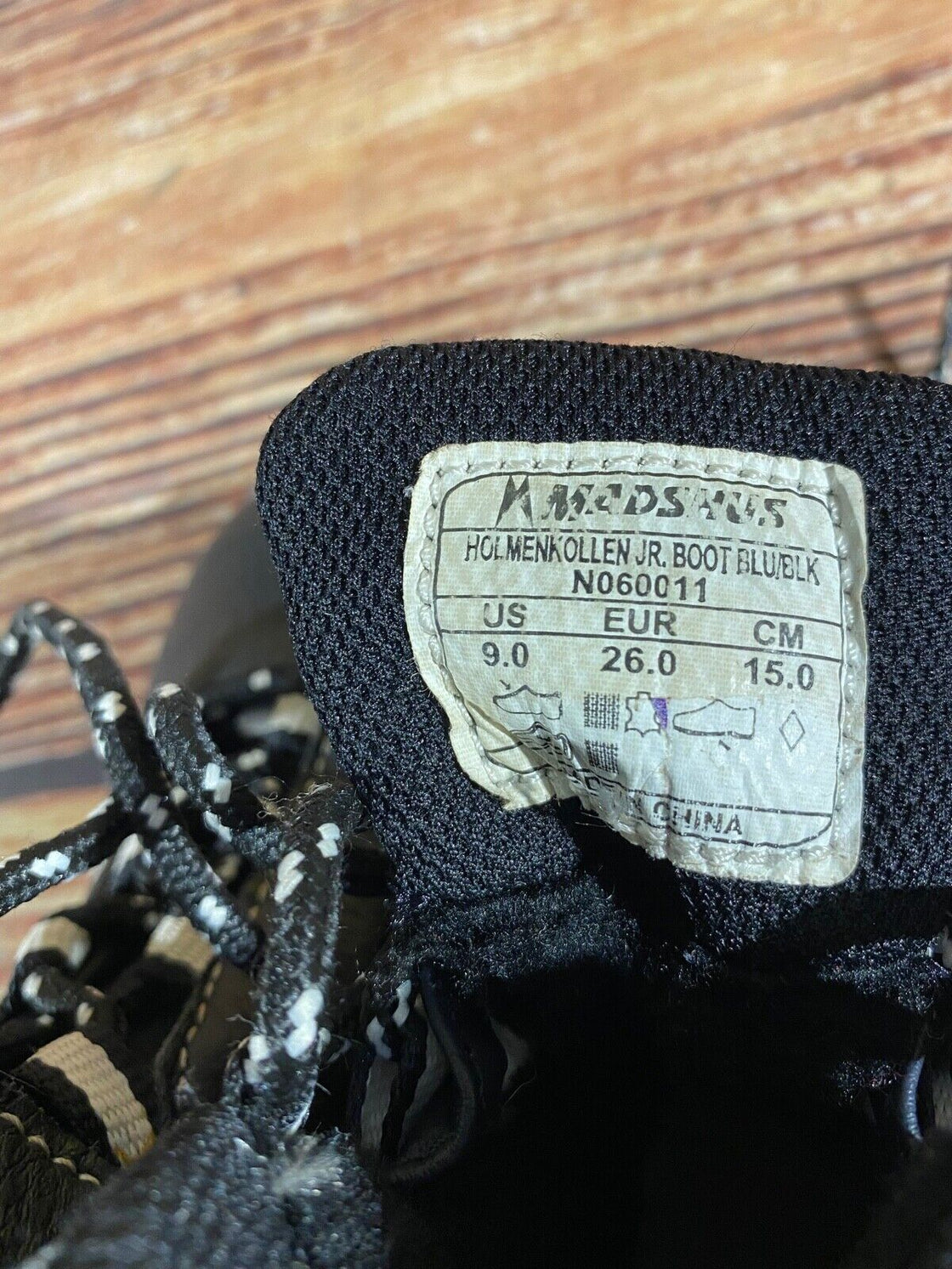 Madshus Holm Kids Nordic Cross Country Ski Boots Size EU26 US9 NNN M257