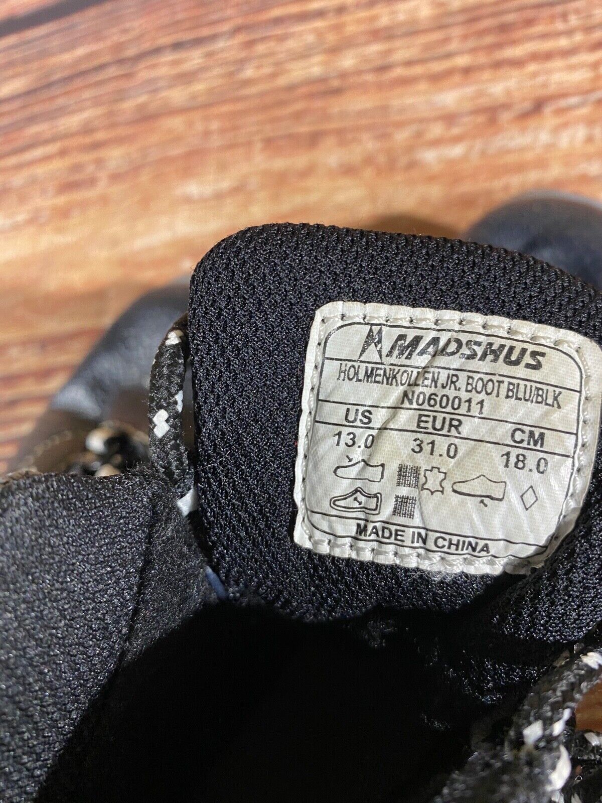 Madshus Holm Cross Country Ski Boots Classic NNN EU 31 US 13 Kids 180mm M319
