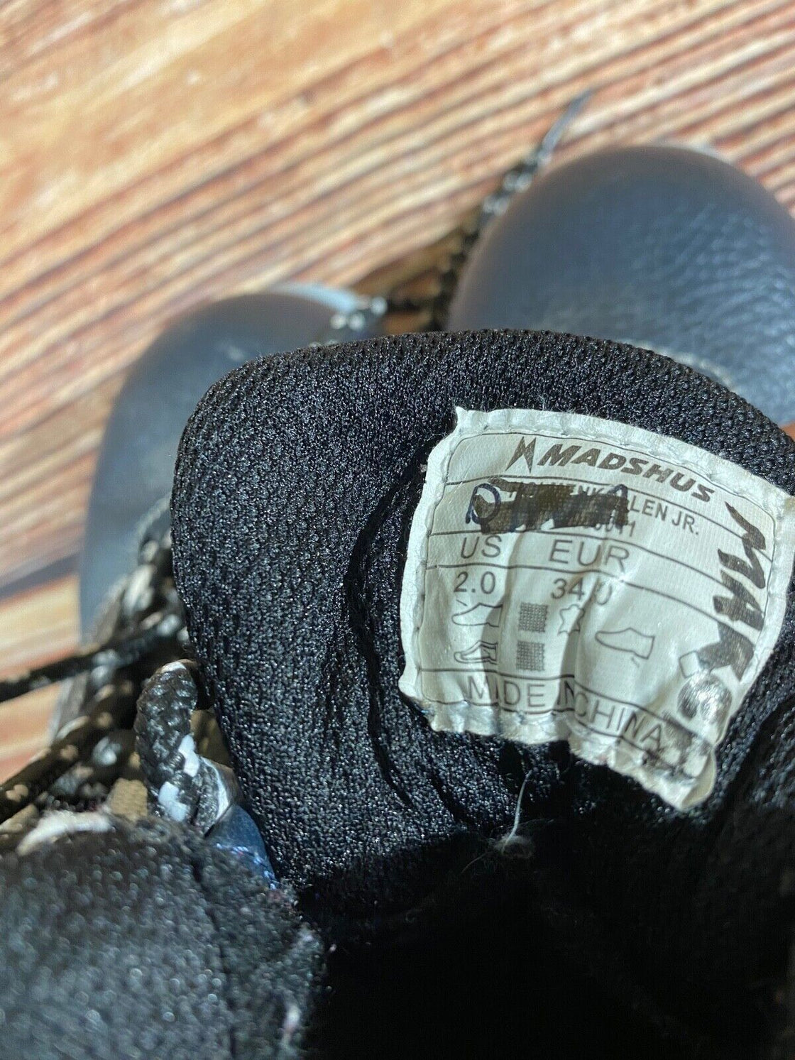 Madshus Holm Kids Nordic Cross Country Ski Boots Size EU34 US2 NNN M254