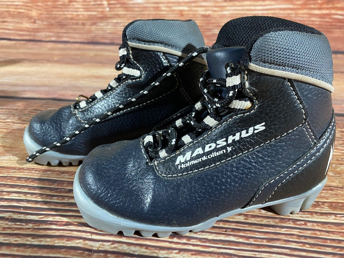 Madshus Holm Kids Nordic Cross Country Ski Boots Size EU26 US9 NNN M317