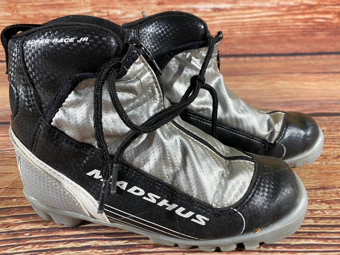 Madshus Super Race Kids Nordic Cross Country Ski Boots Size EU34 US3 NNN M328
