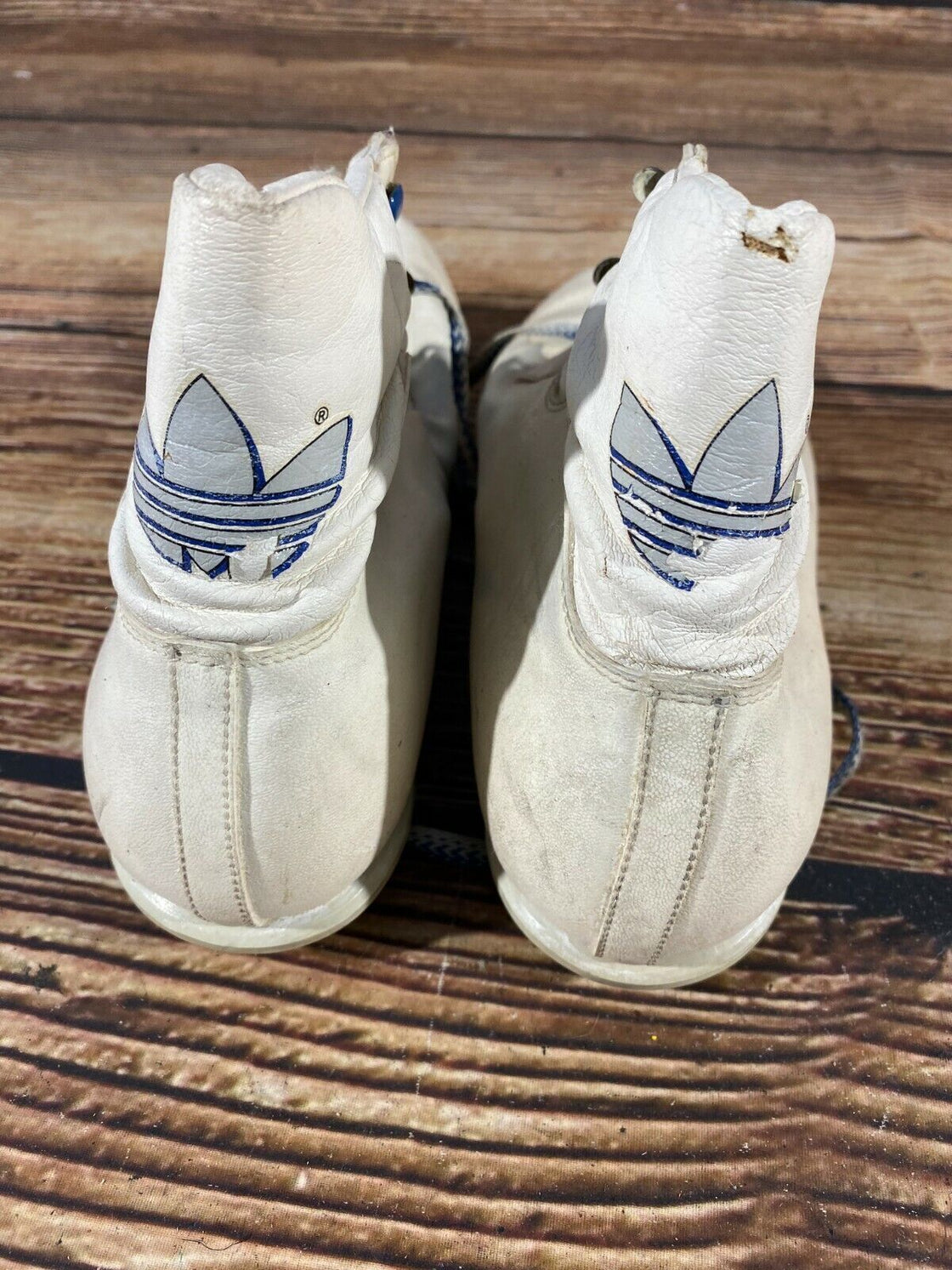 Adidas Vintage Nordic Cross Country Ski Boots Size EU44 US10 SDS Bindings 1263 Used