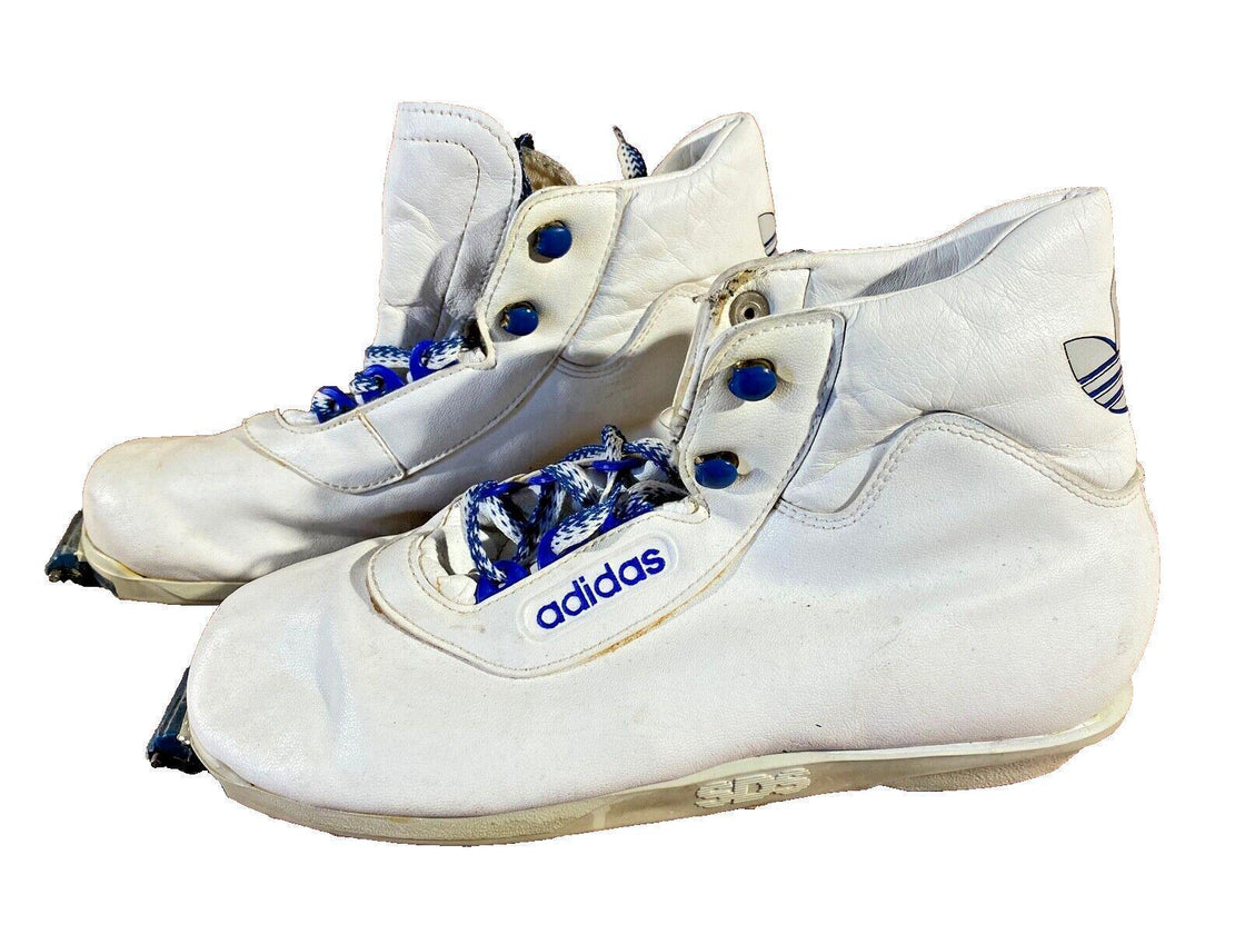 Adidas Cross Country Ski Boots SDS System Bindings Size EU39 US7 1262  Used