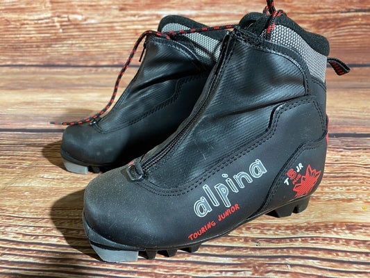 Alpina T5 Cross Country Ski Boots Classic NNN EU 30 US 12 Kids 200mm A-1226