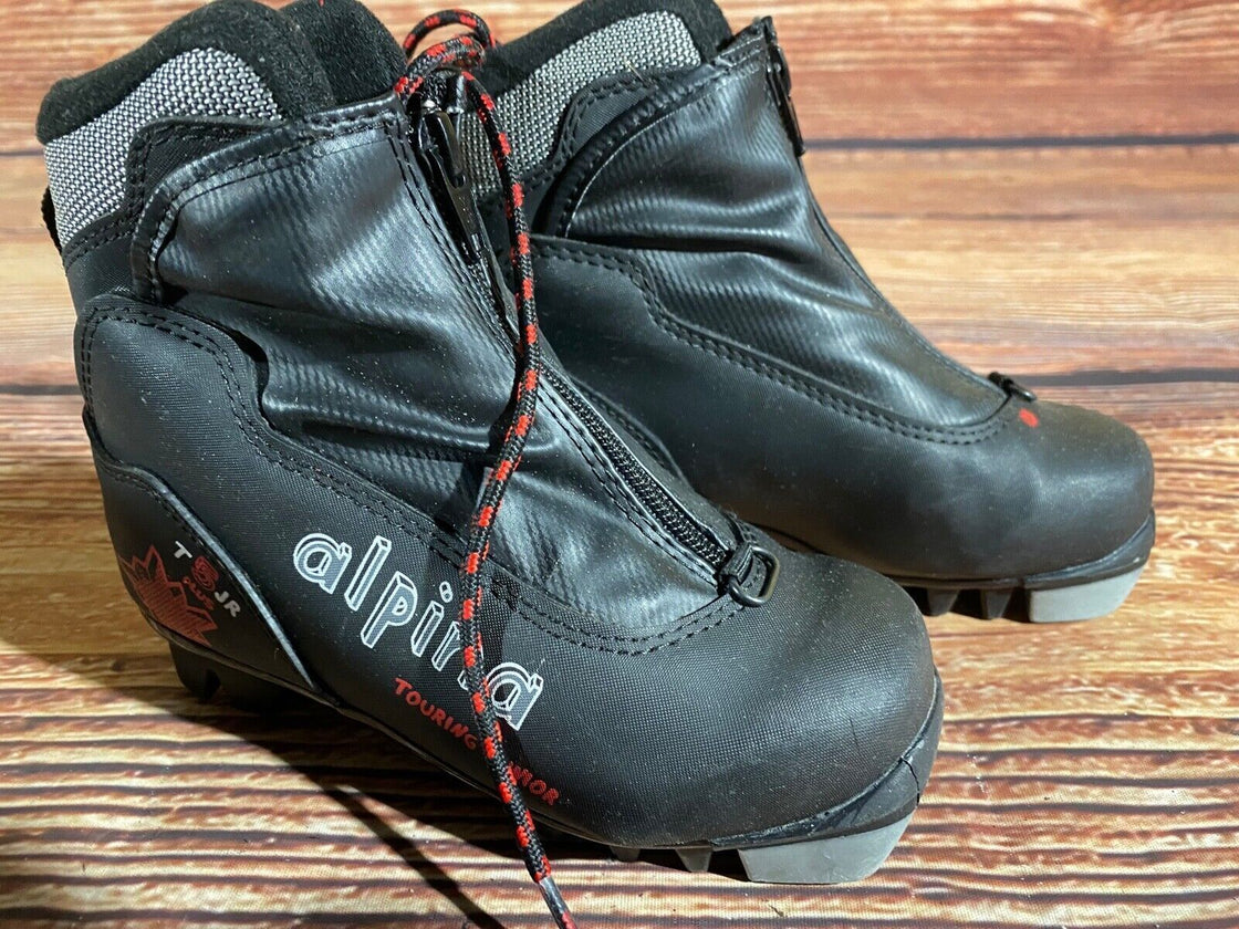 Alpina T5 jr Kids Nordic Cross Country Ski Boots Size EU30 US12 NNN A-1226