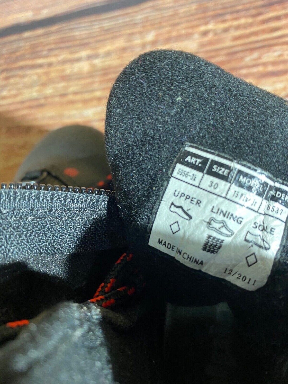 Alpina T5 jr Kids Nordic Cross Country Ski Boots Size EU30 US12 NNN A-1226