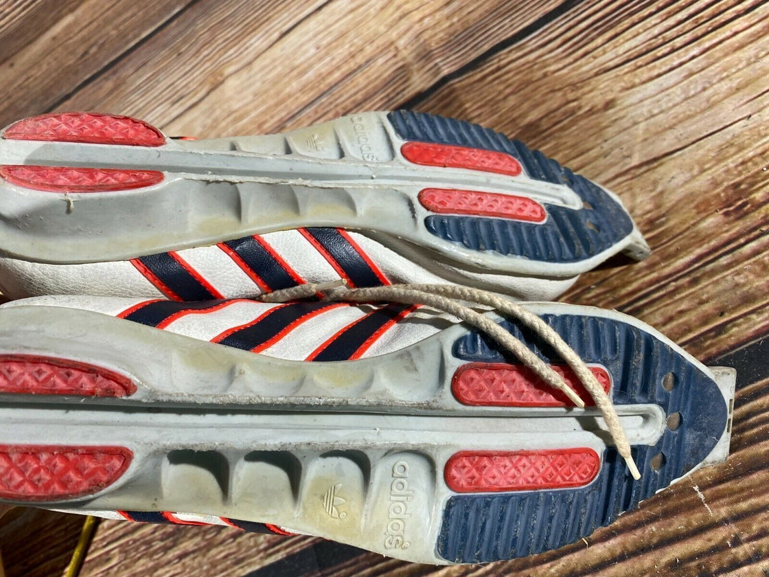 Adidas Vintage Nordic Cross Country Ski Boots Size EU38 US5.5 Retro Binding 1260 Used