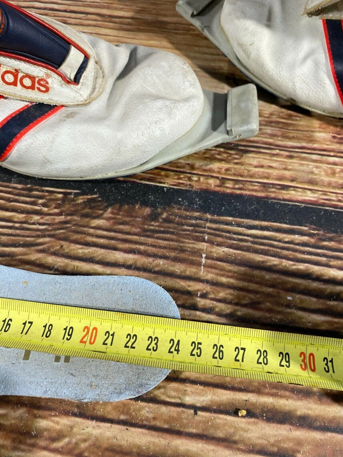 Adidas Vintage Nordic Cross Country Ski Boots Size EU38 US5.5 Retro Binding 1260 Used