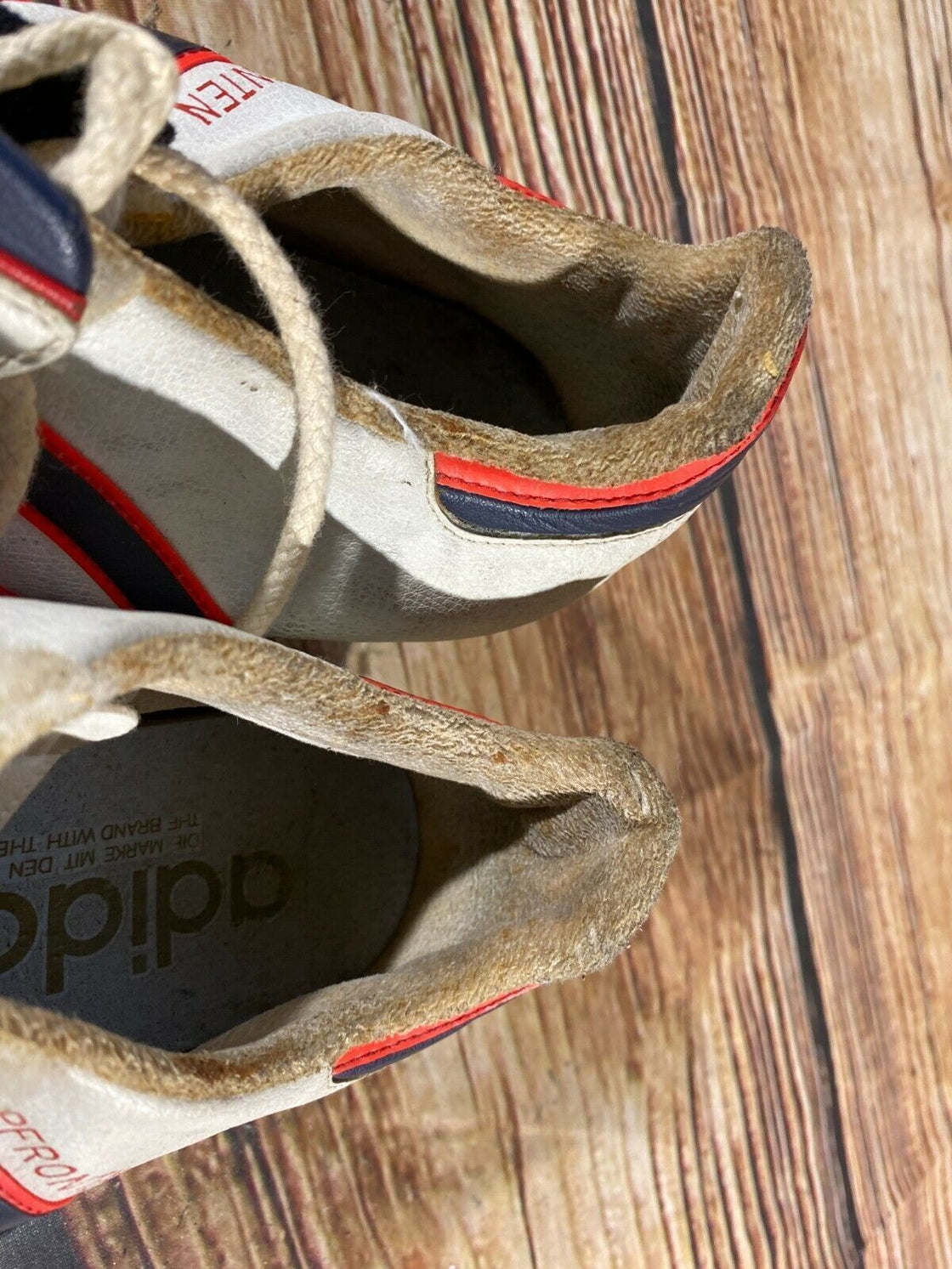 Adidas Vintage Nordic Cross Country Ski Boots Size EU38 US5.5 Retro Binding 1260 Used