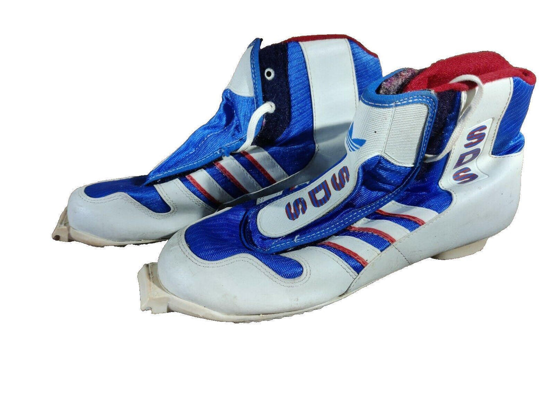 Adidas Cross Country Ski Boots SDS System Bindings Size EU38 2/3 US5.5 1259  Used