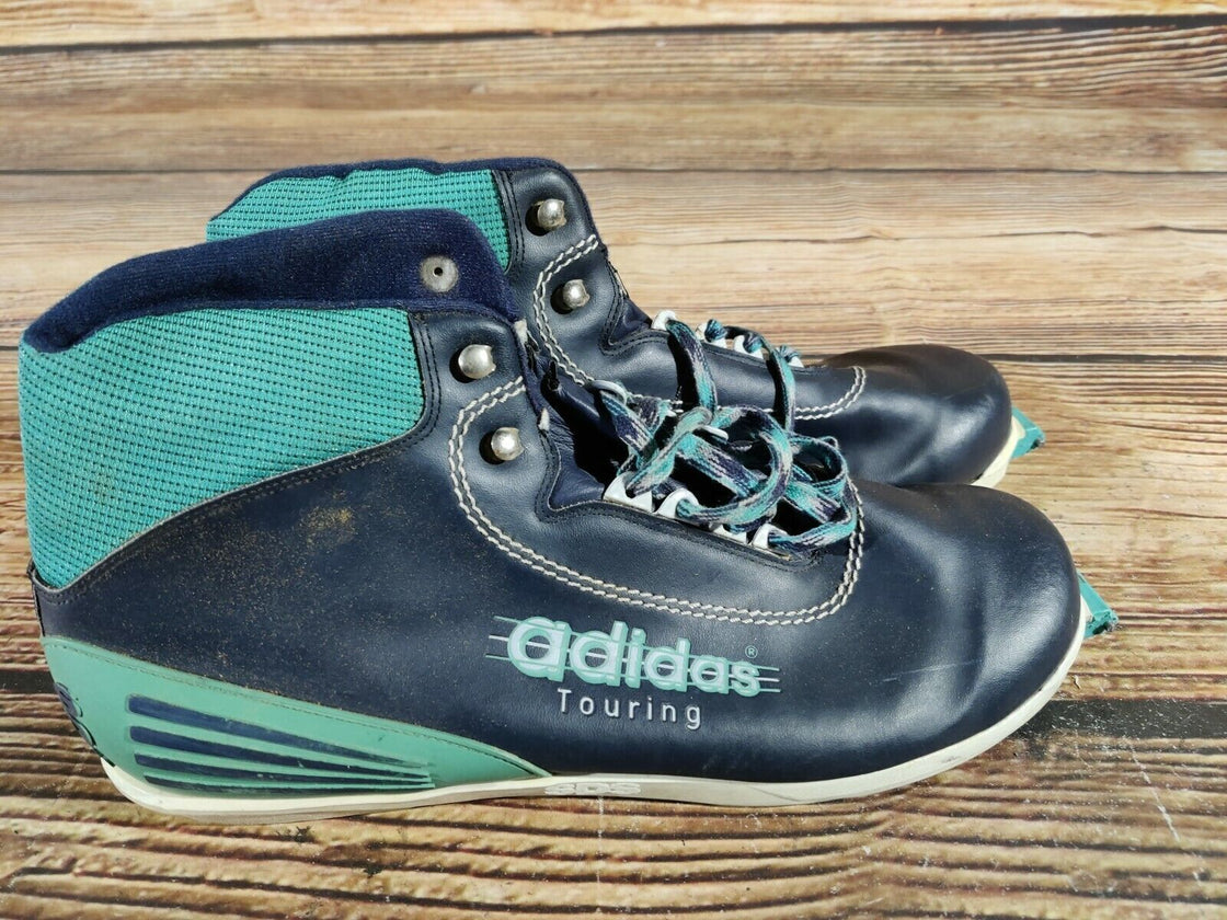 Adidas Cross Country Ski Boots SDS System Bindings Size EU49 1/2 US13.5 1253 Used