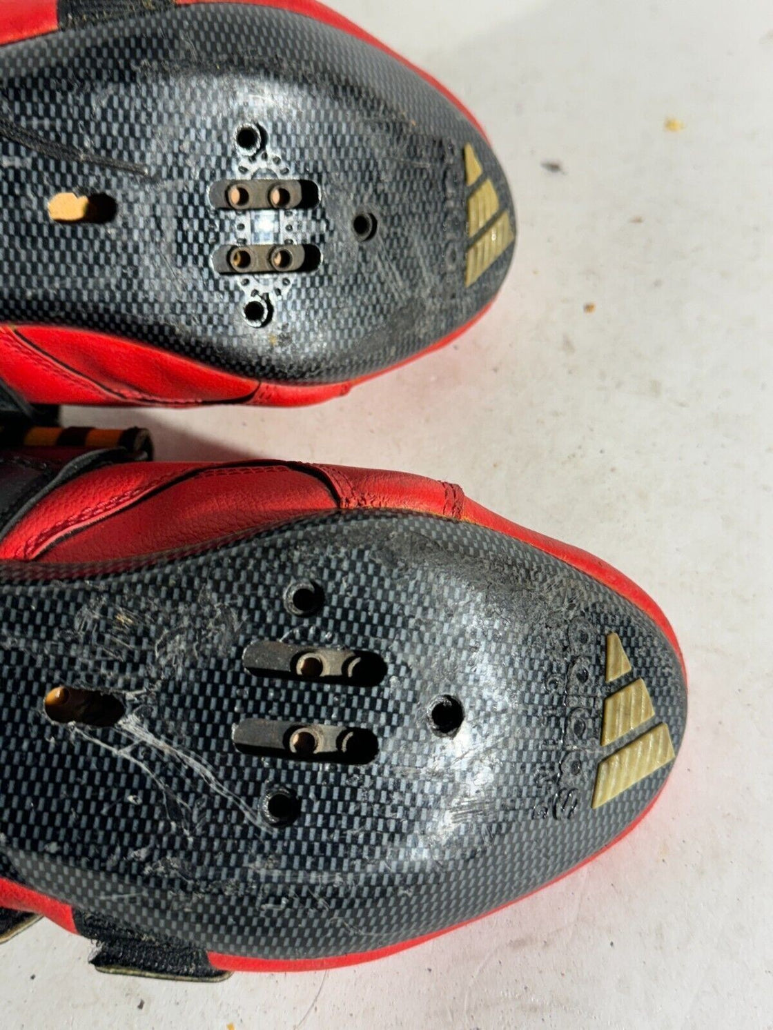 ADIDAS Carbon Vintage Cycling Road Shoes EU42 US8.5 UK8 Mondo 265 cs529  Used