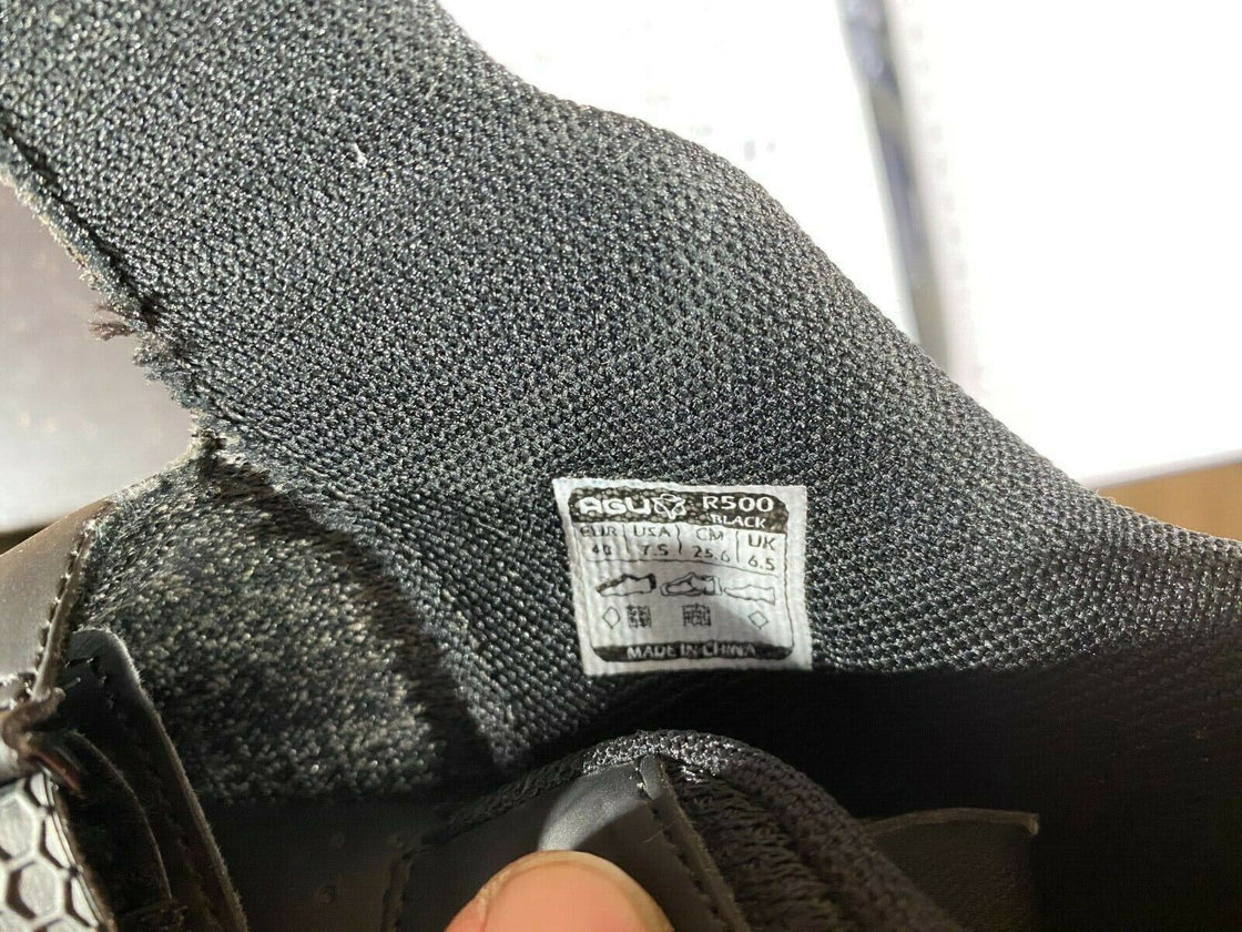 AGU R500 Road Cycling Shoes Road Bike Size EU40 US7.5 with SPD-SL Cleats cs808 Used