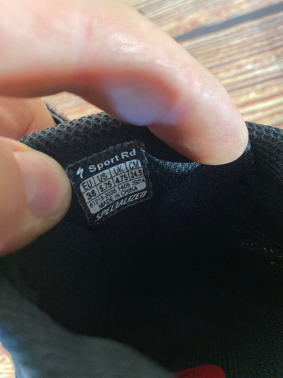 SPECIALIZED Road Cycling Shoes 3 Bolts Size EU38 US5.75 Mondo 242  cs838