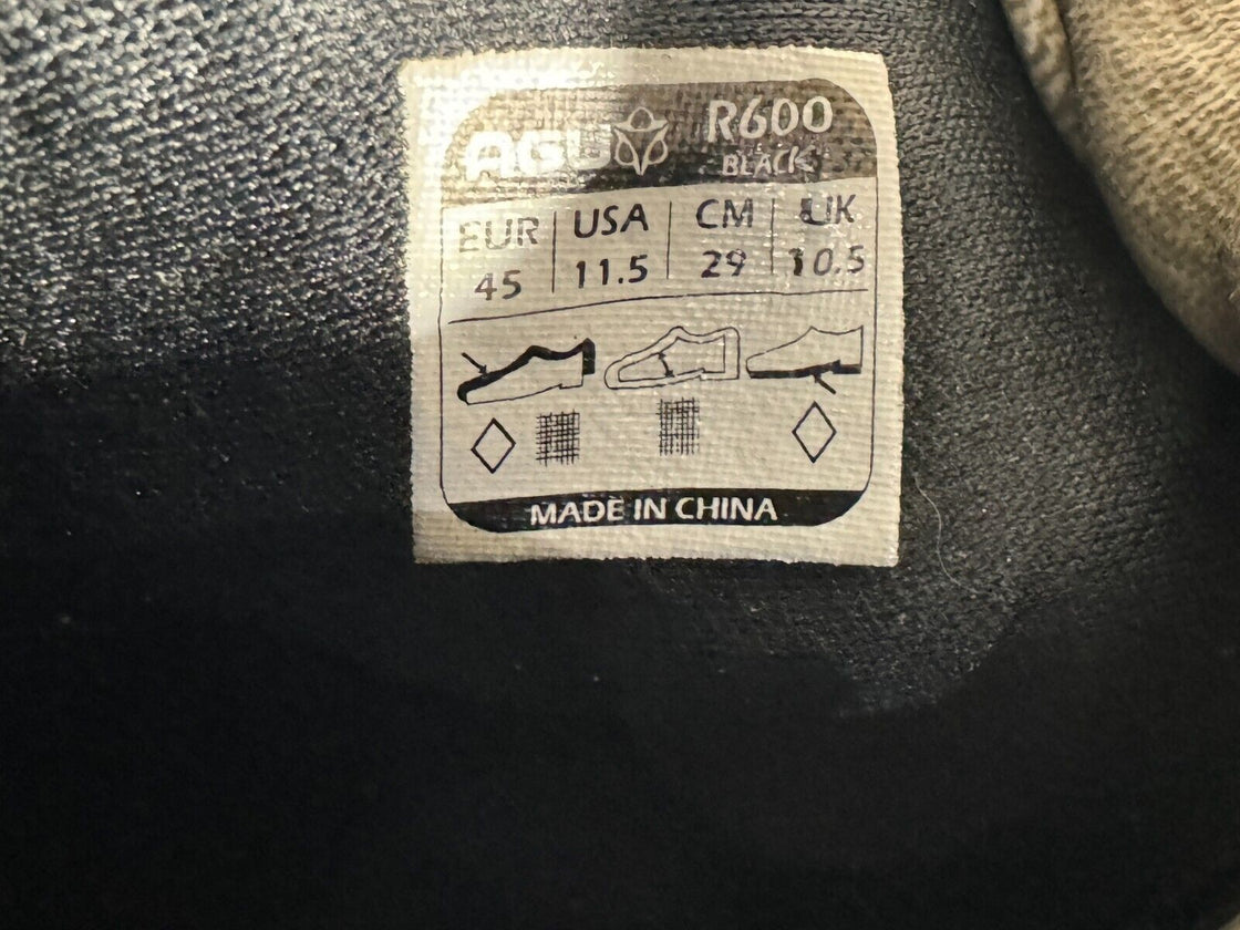 AGU Cycling Road Shoes EU45 US11.5 Mondo 286 cs589 Used