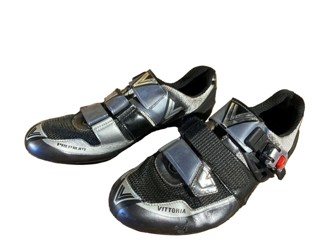 VITTORIA Carbon Road Cycling Shoes Biking Boots 3 Bolts Size EU42 US8 cs790