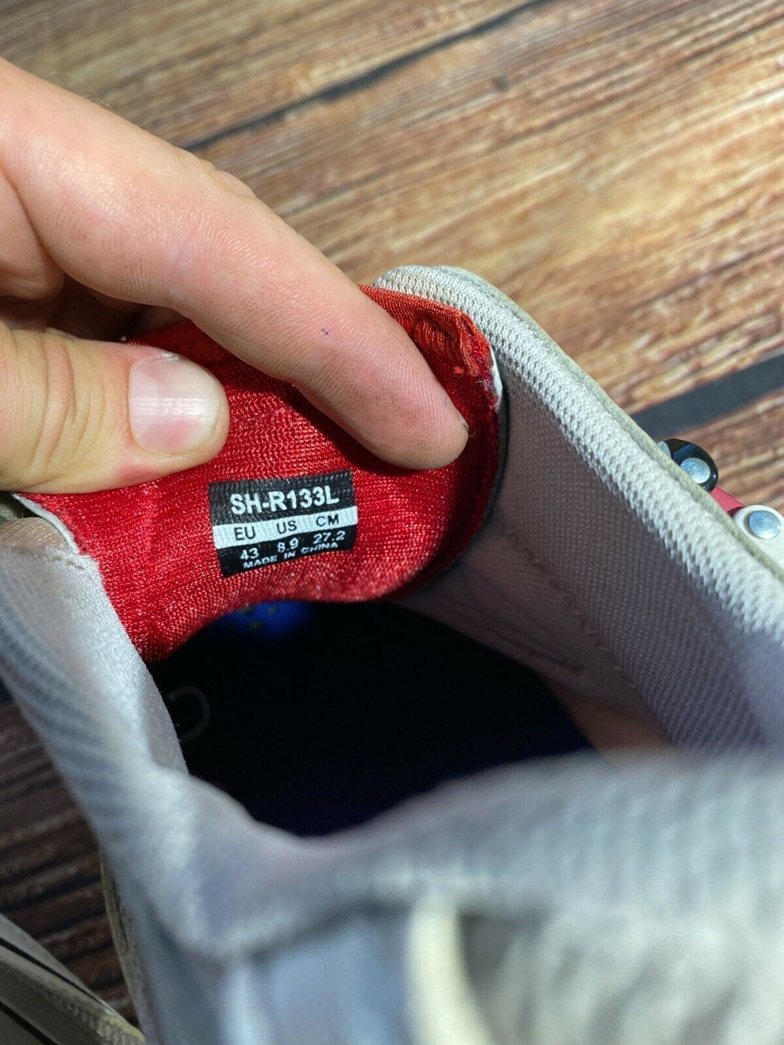 SHIMANO R133 Road Cycling Shoes Road Bike Boots 3 Bolts Size EU43 US9  cs931