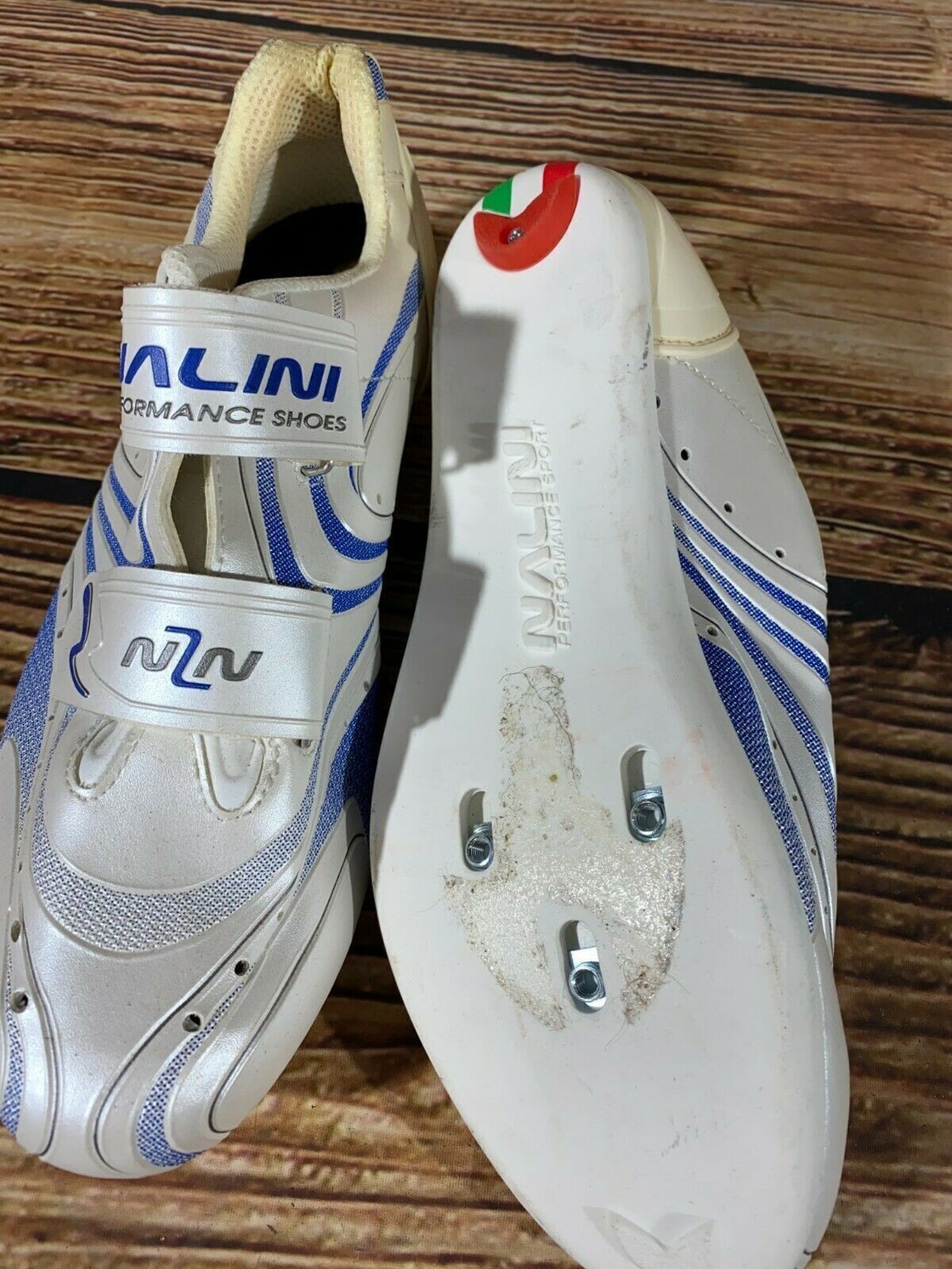 NALINI Road Cycling Shoes Road Bike 3 Bolts Size EU42 US9 cs798