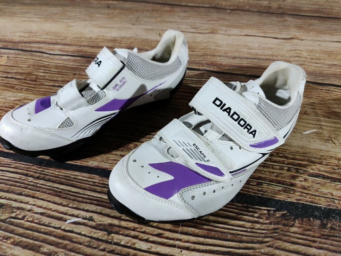 DIADORA Escape 2 Cycling MTB Shoes Mountain Bike Boots Ladies EU39 US8 cs981