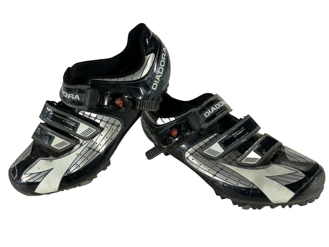 DIADORA Tornado Carbon Cycling MTB Shoes Biking Boots EU43 US9.5 Mondo 270 cs209