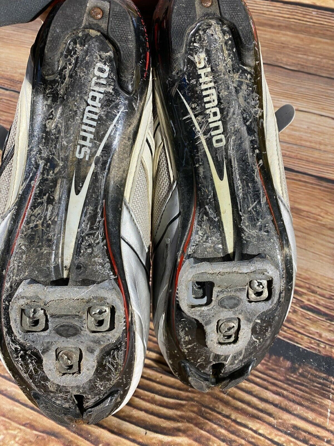 SHIMANO R133L Road Cycling Shoes Clipless Biking Boots Size EU45  cs922