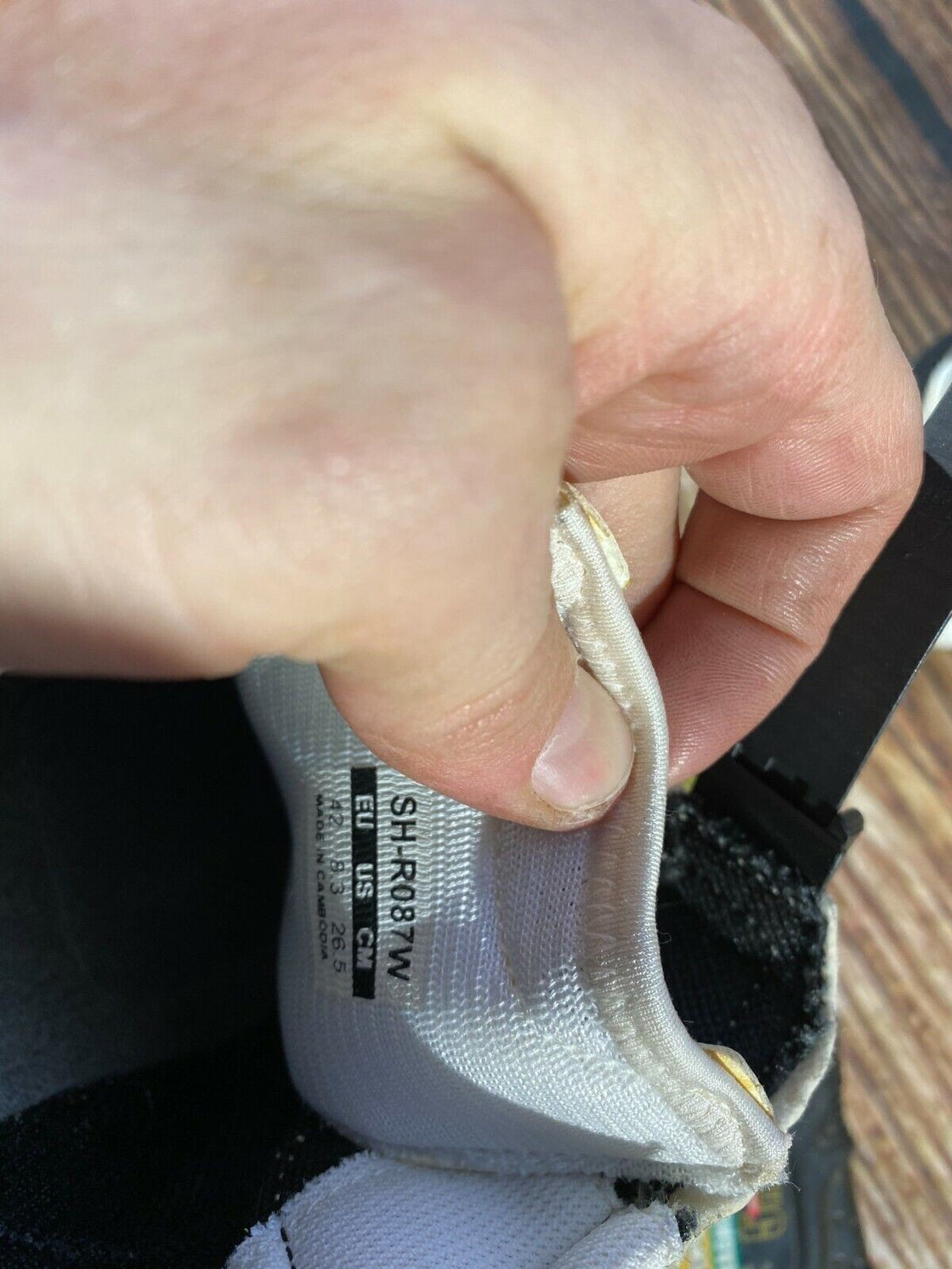 SHIMANO R087 Road Cycling Shoes Clipless Biking Boots Size EU42  cs938