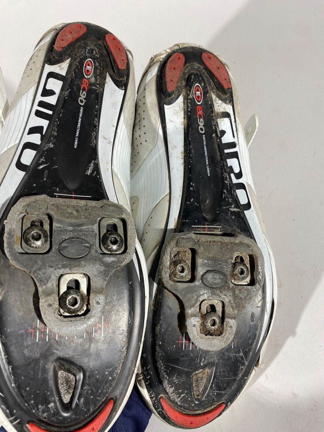 GIRO Factor Carbon Road Cycling Shoes Size 3 Bolts EU43.5 US10 Mondo 275  CS18